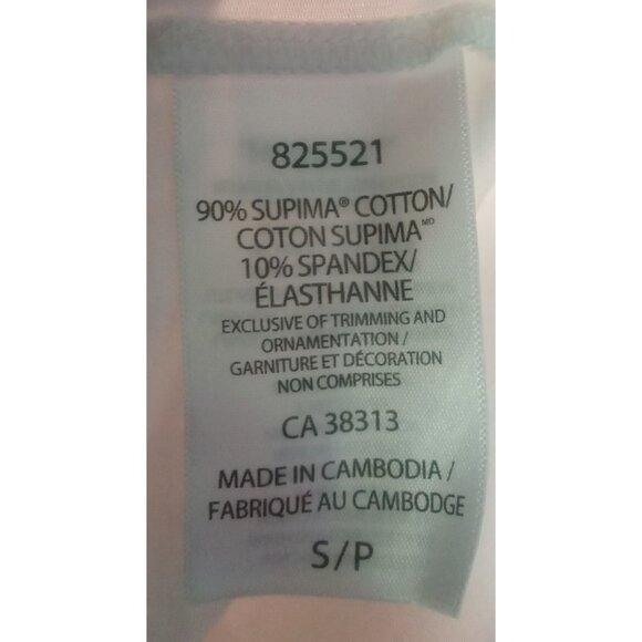 Men’s White Long Sleeve Dress Shirt Small NWT Button Up Office Formal Casual - Picture 5 of 5